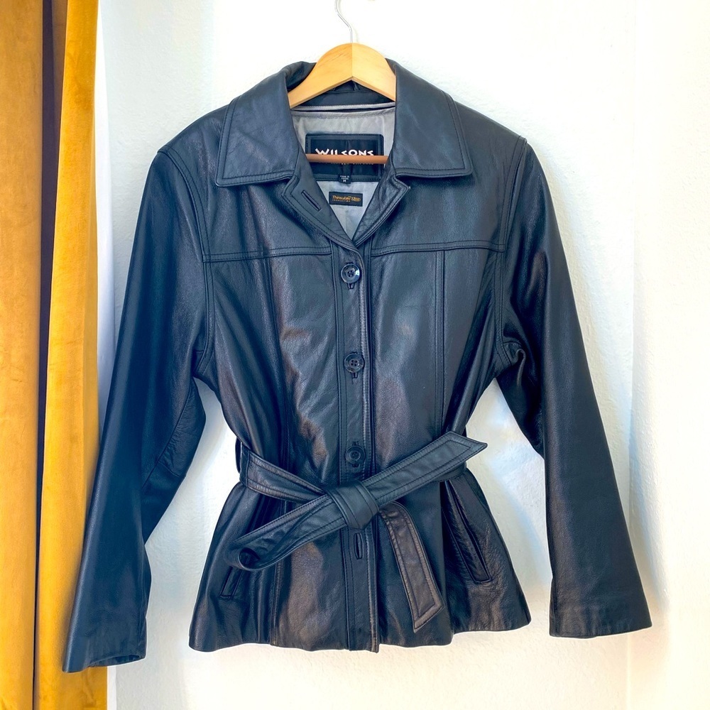 Wilsons Leather Black Jacket​​